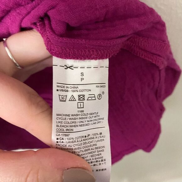 Banana Republic Gauze Button-Front Tee - Picture 10 of 10